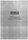 Eumig P 8 Phonomatic manual. Camera Instructions.